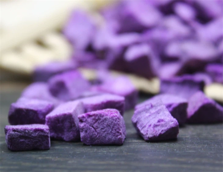 Freeze Dried Purple Sweet Potato Cube 10*10